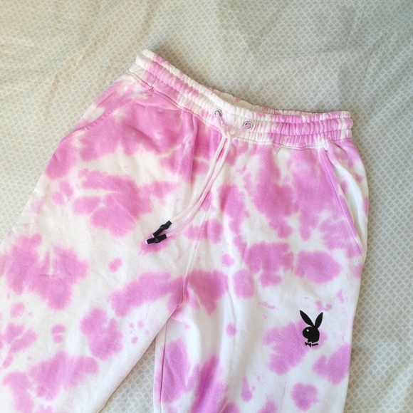 Missguided X Playboy purple tiedye joggers - Picture 4 of 5